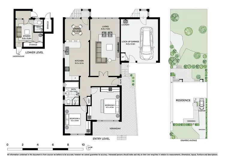 Floorplan of Homely house listing, 17 Gnarbo Avenue, Carss Park NSW 2221