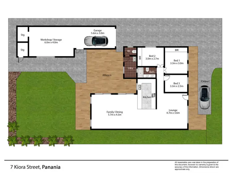 Floorplan of Homely house listing, 7 Kiora Street, Panania NSW 2213