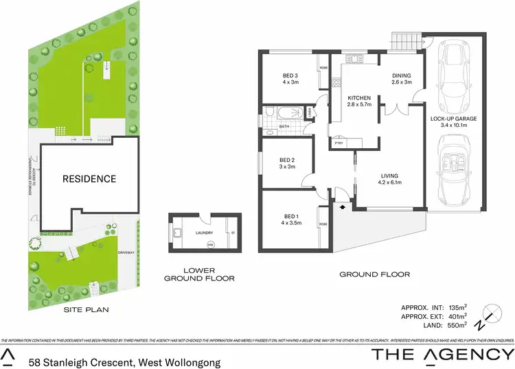 Floorplan of Homely house listing, 58 Stanleigh Crescent, West Wollongong NSW 2500