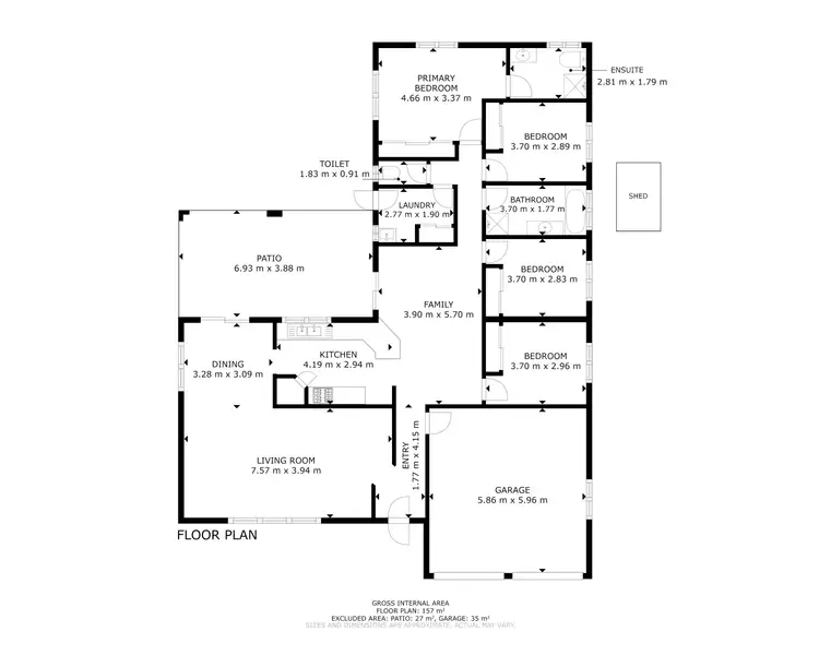 Floorplan of Homely house listing, 39 Templar Crescent, Bentley Park QLD 4869