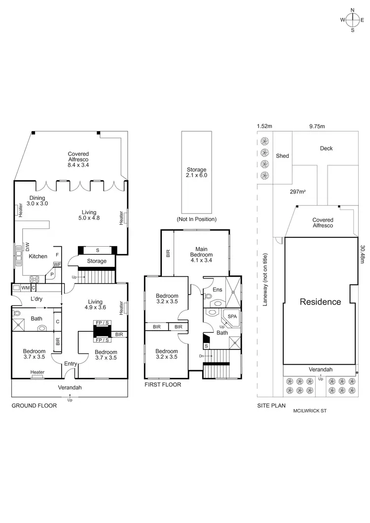 Floorplan of Homely house listing, 41 McIlwrick Street, Prahran VIC 3181