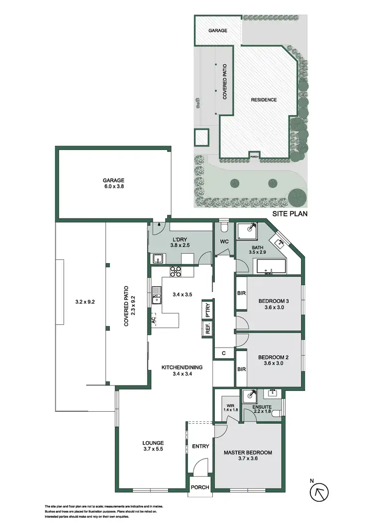 Floorplan of Homely unit listing, 1/43 Kangerong Avenue, Dromana VIC 3936