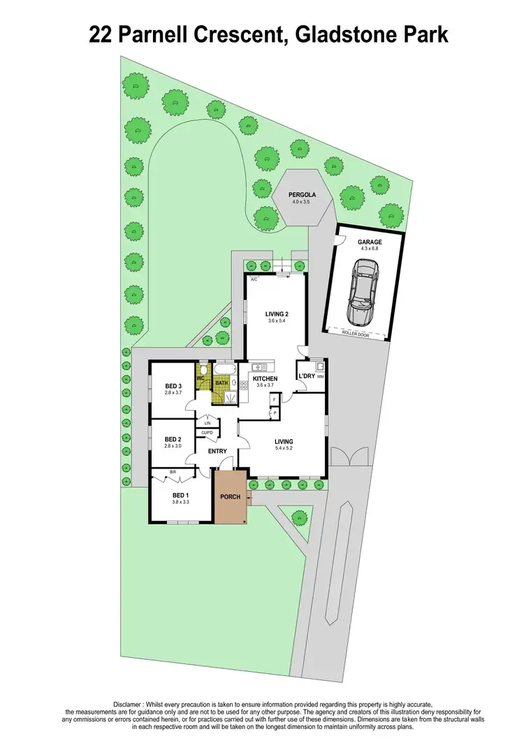 Floorplan of Homely house listing, 22 Parnell Crescent, Gladstone Park VIC 3043