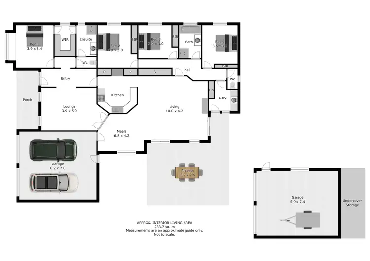 Floorplan of Homely house listing, 7 Monash Drive, Wangaratta VIC 3677