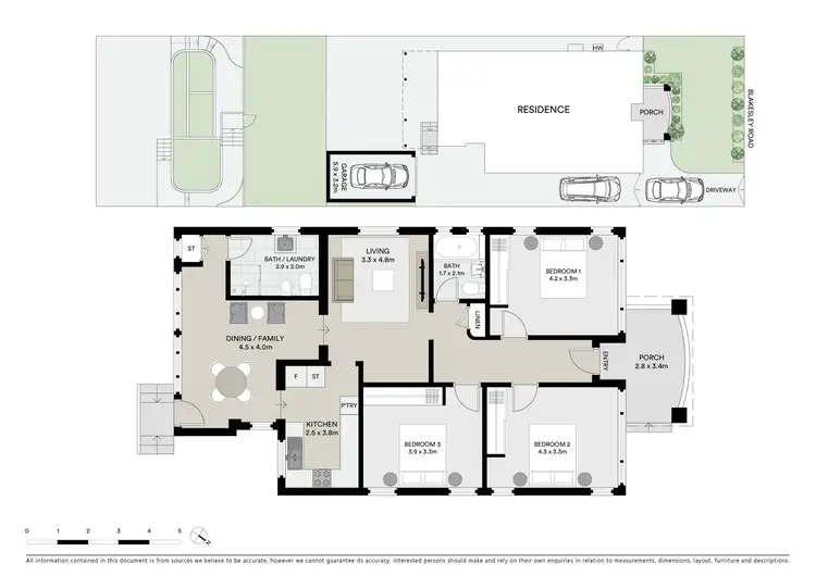 Floorplan of Homely house listing, 44 Blakesley Road, South Hurstville NSW 2221