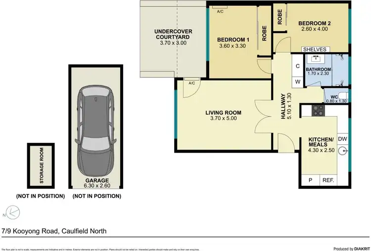Floorplan of Homely apartment listing, 7/9 Kooyong Road, Caulfield North VIC 3161
