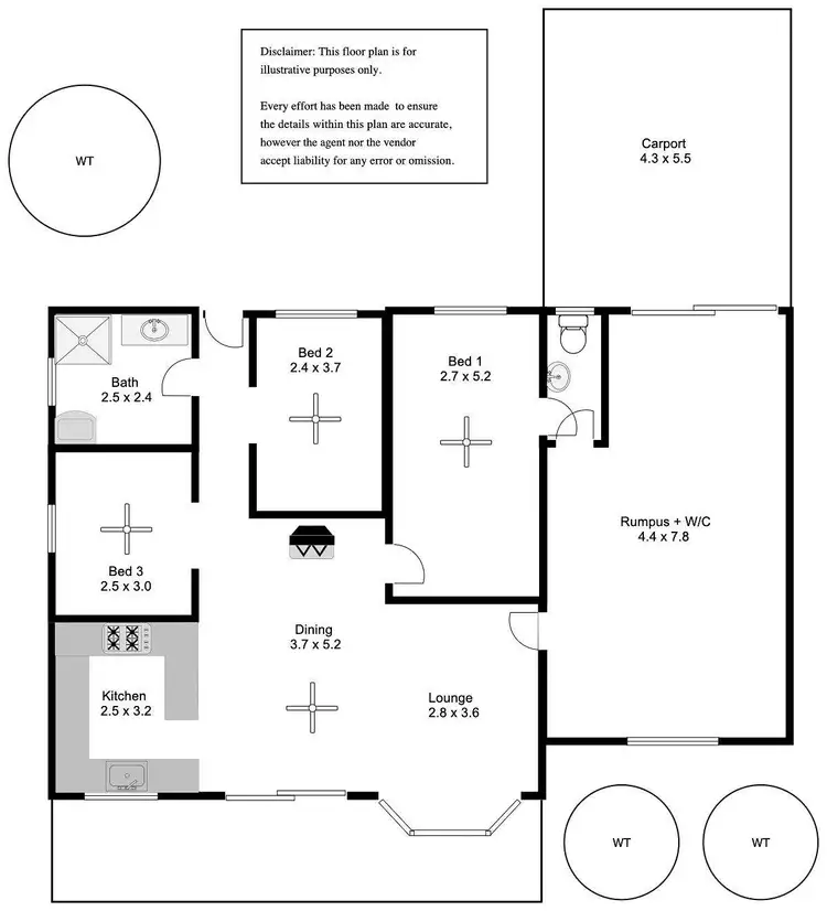 Floorplan of Homely house listing, 58 Woolshed Drive, Mount Dutton Bay SA 5607