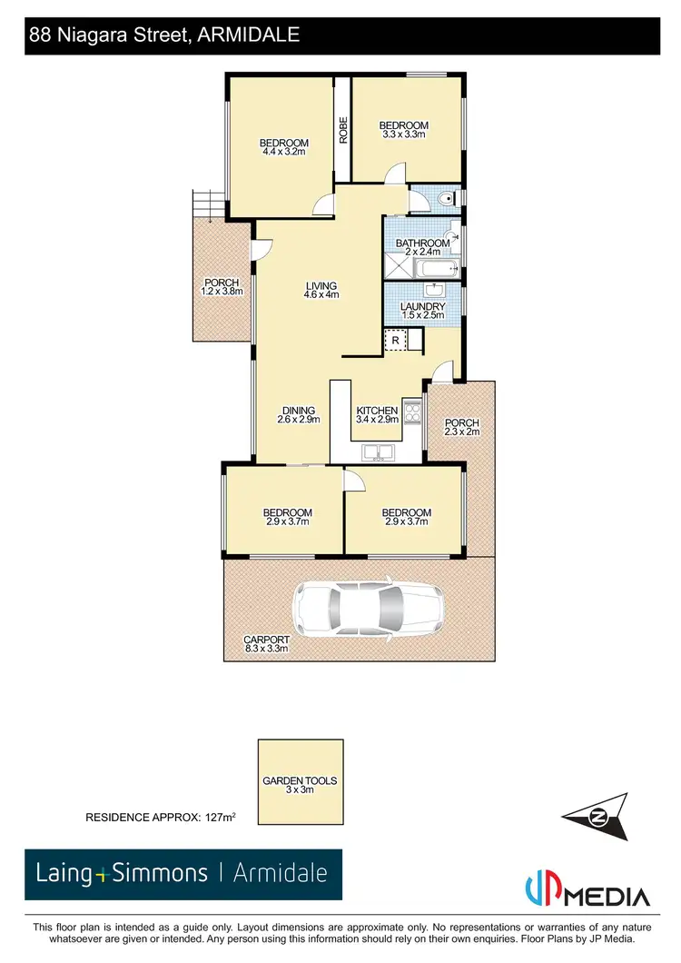 Floorplan of Homely house listing, 88 Niagara Street, Armidale NSW 2350