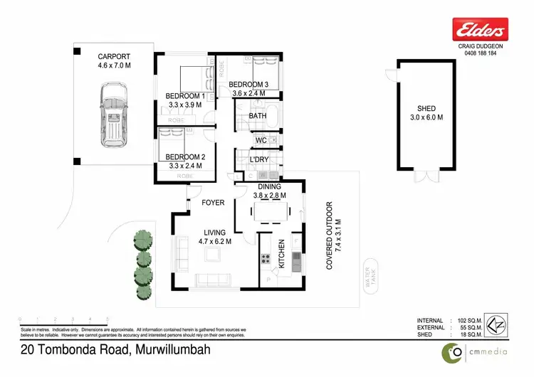 Floorplan of Homely house listing, 20 Tombonda Road, Murwillumbah NSW 2484