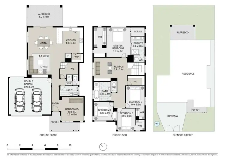 Floorplan of Homely house listing, 10 Glencoe Circuit, Box Hill NSW 2765