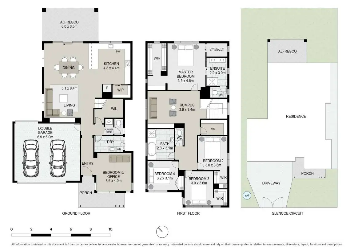 Floorplan of Homely house listing, 10 Glencoe Circuit, Box Hill NSW 2765