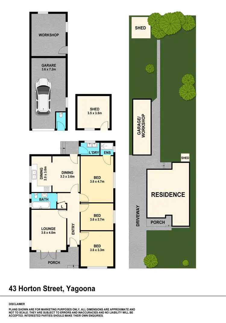 Floorplan of Homely house listing, 43 Horton Street, Yagoona NSW 2199