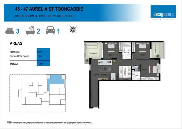 Floorplan of Homely unit listing, 20/45-47 Aurelia Street, Toongabbie NSW 2146