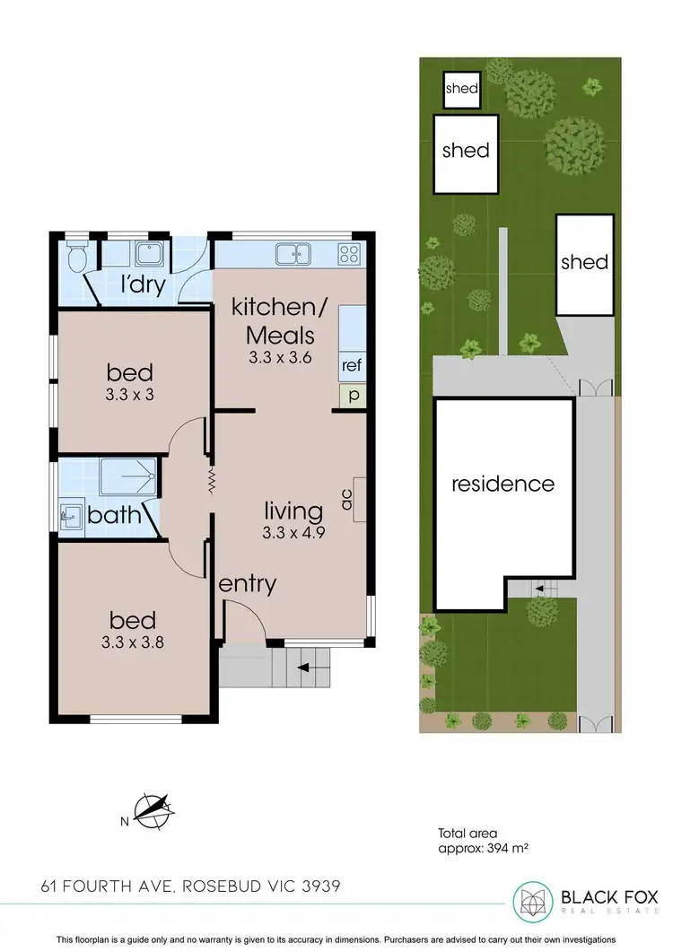 Floorplan of Homely house listing, 61 Fourth Avenue, Rosebud VIC 3939
