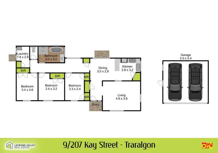Floorplan of Homely unit listing, 9/207 Kay Street, Traralgon VIC 3844