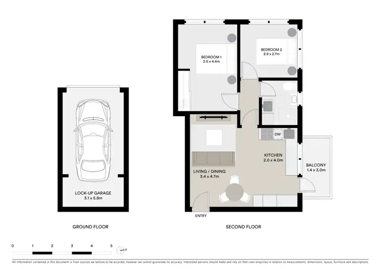 Floorplan of Homely unit listing, 8/117 Elouera Road, Cronulla NSW 2230