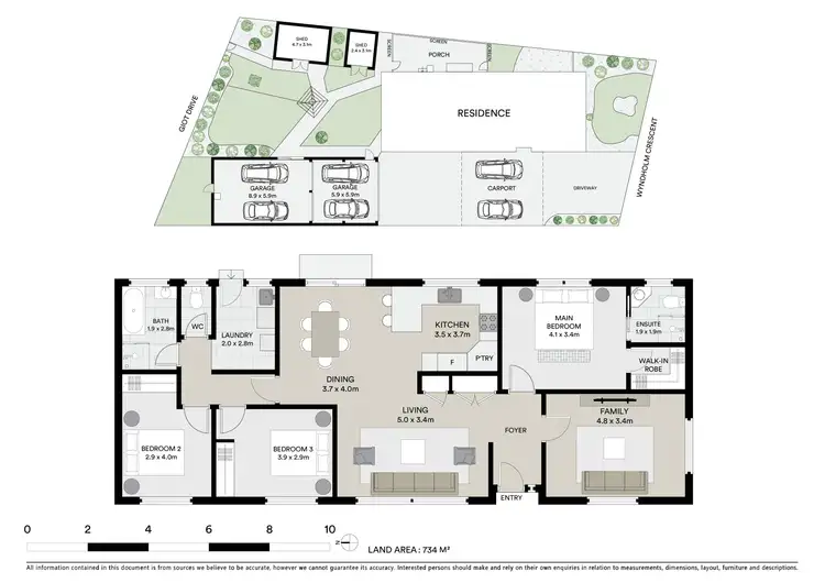 Floorplan of Homely house listing, 8 Wyndholm Crescent, Wendouree VIC 3355