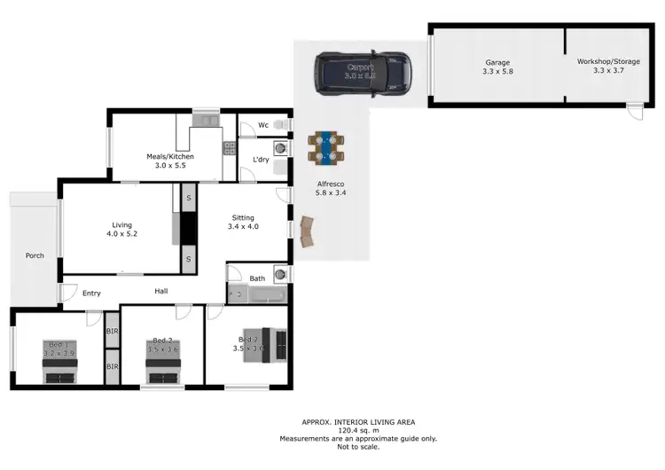 Floorplan of Homely house listing, 23 Shiel Street, Wangaratta VIC 3677