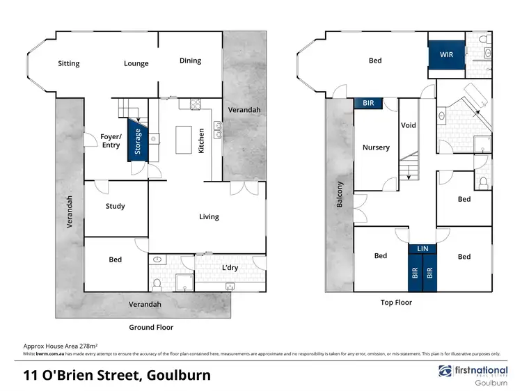 Floorplan of Homely house listing, 11 O'Brien Street, Goulburn NSW 2580