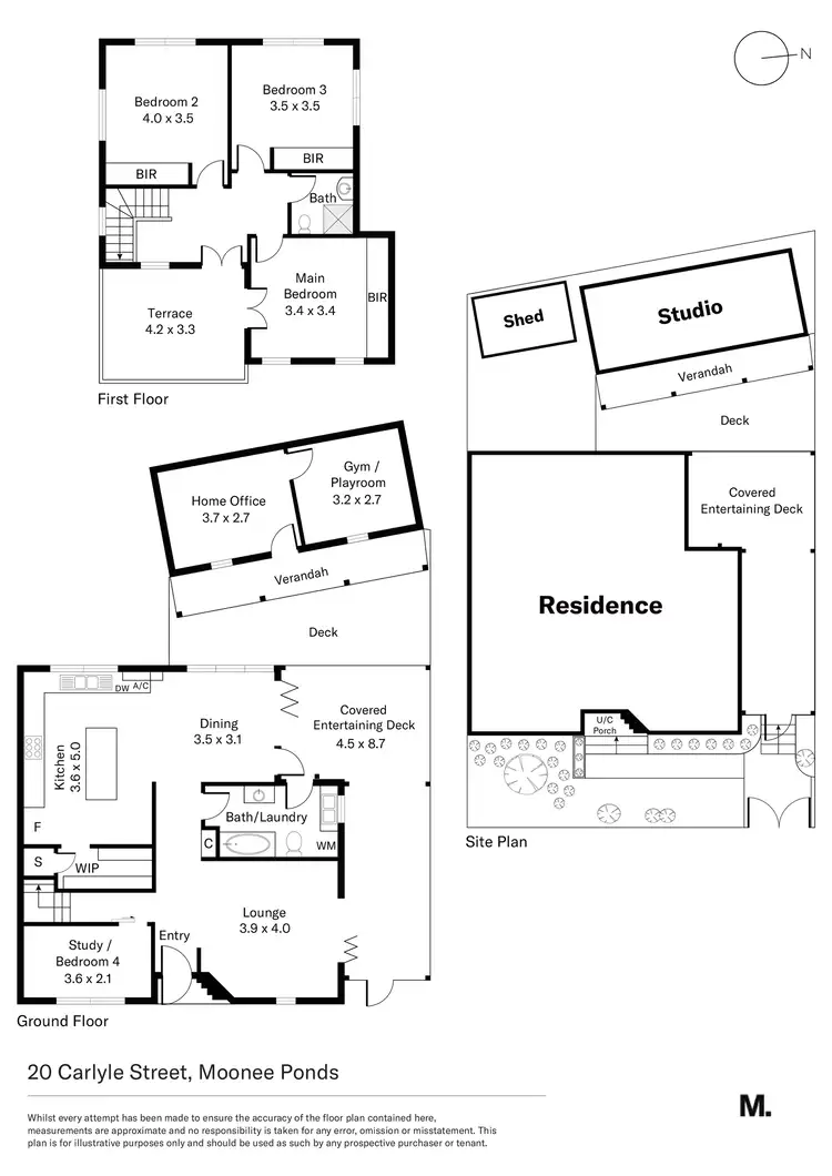 Floorplan of Homely house listing, 20 Carlyle Street, Moonee Ponds VIC 3039