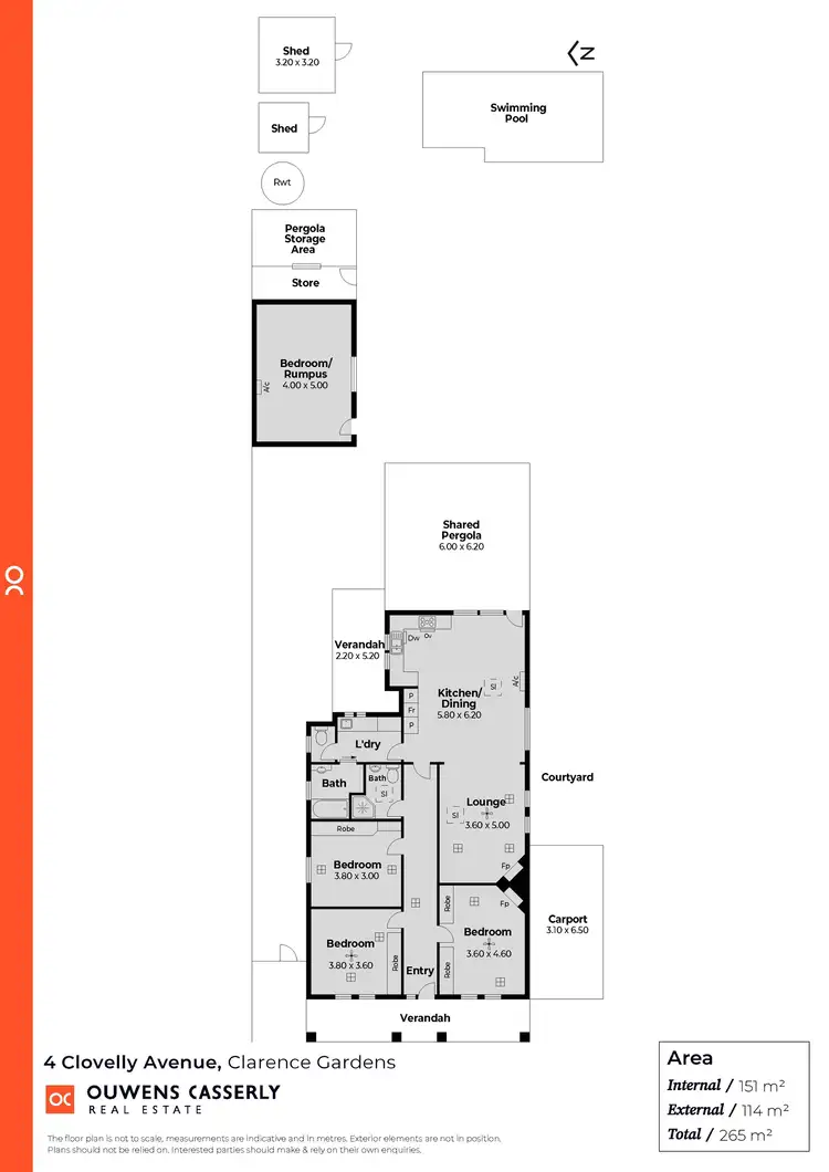 Floorplan of Homely house listing, 4 Clovelly Avenue, Clarence Gardens SA 5039