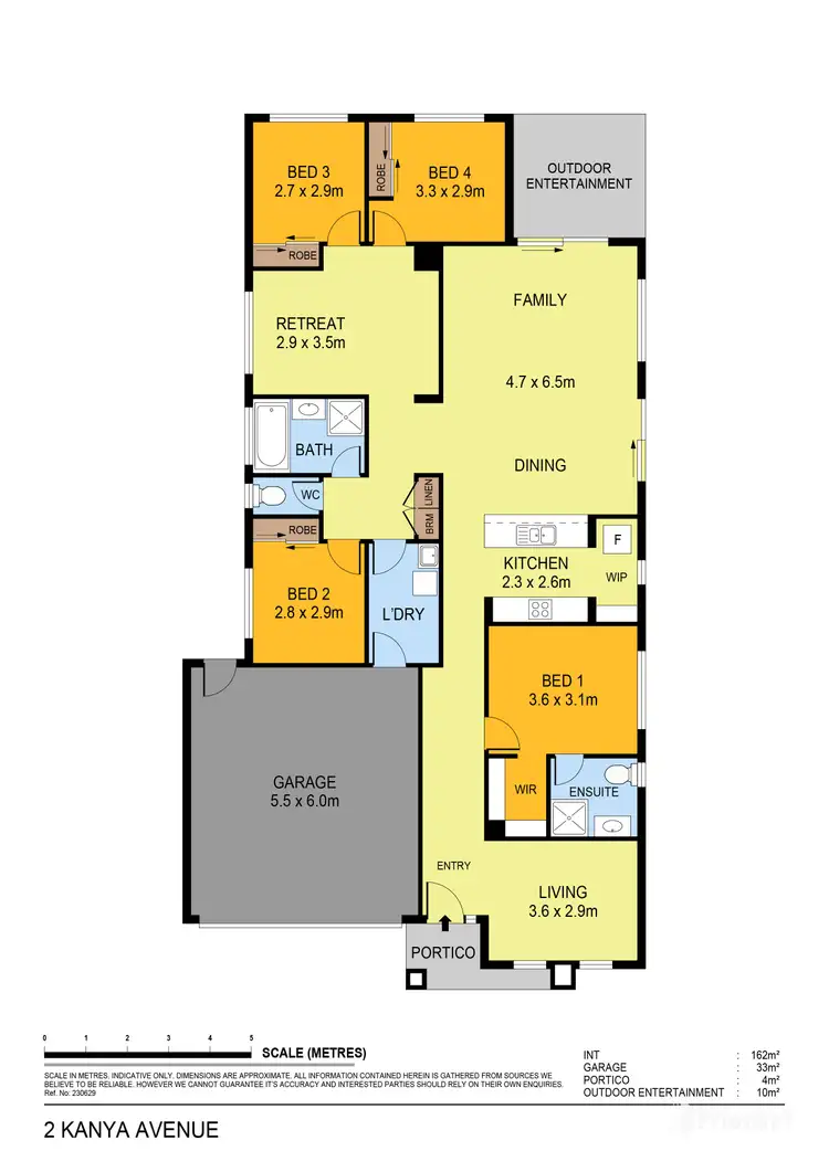 Floorplan of Homely house listing, 2 Kanya Avenue, Strathfieldsaye VIC 3551