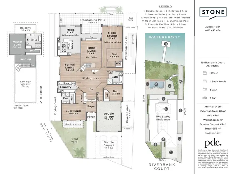 Floorplan of Homely house listing, 19 Riverbank Court, Ashmore QLD 4214