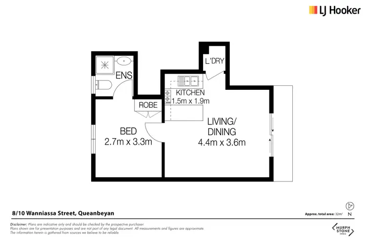 Floorplan of Homely unit listing, 8/10 Wanniassa Street, Queanbeyan East NSW 2620