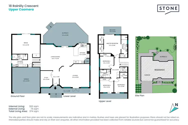 Floorplan of Homely house listing, 18 Rainlily Crescent, Upper Coomera QLD 4209