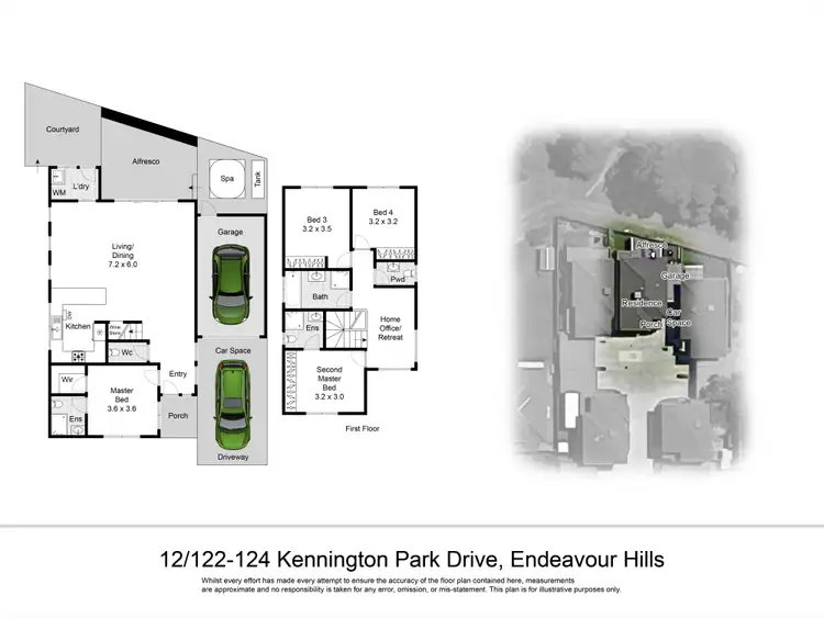 Floorplan of Homely house listing, 12/122 Kennington Park Drive, Endeavour Hills VIC 3802