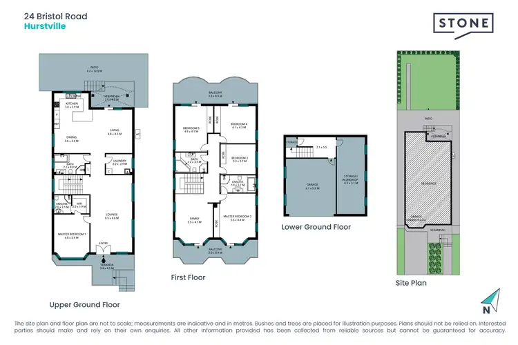 Floorplan of Homely house listing, 24 Bristol Road, Hurstville NSW 2220