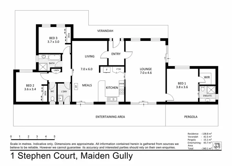 Floorplan of Homely house listing, Lot 1/1 Stephen Court, Maiden Gully VIC 3551