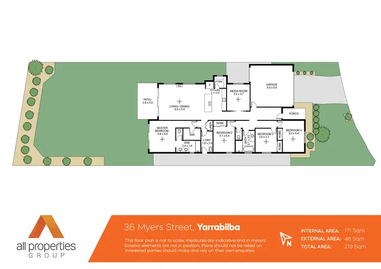Floorplan of Homely house listing, 36 Myers Street, Yarrabilba QLD 4207