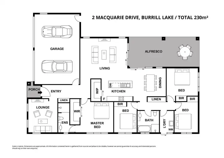 Floorplan of Homely house listing, 2 Macquarie Drive, Burrill Lake NSW 2539