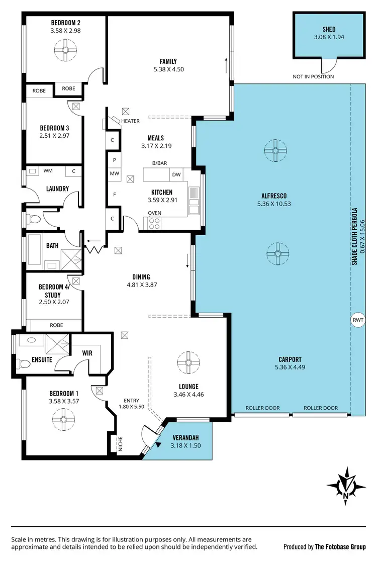 Floorplan of Homely house listing, 6 Abberton Street, Flagstaff Hill SA 5159