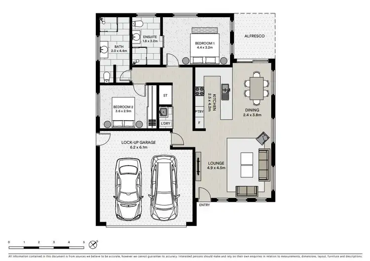 Floorplan of Homely unit listing, 2/53A High Street, Sheffield TAS 7306