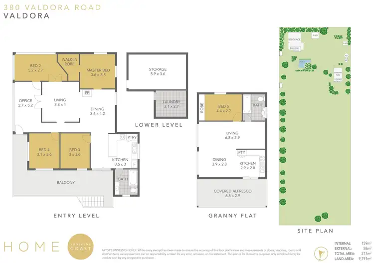 Floorplan of Homely house listing, 380 Valdora Road, Valdora QLD 4561