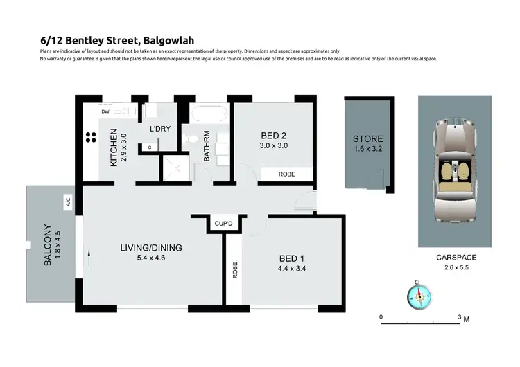 Floorplan of Homely apartment listing, 6/12 Bentley Street, Balgowlah NSW 2093