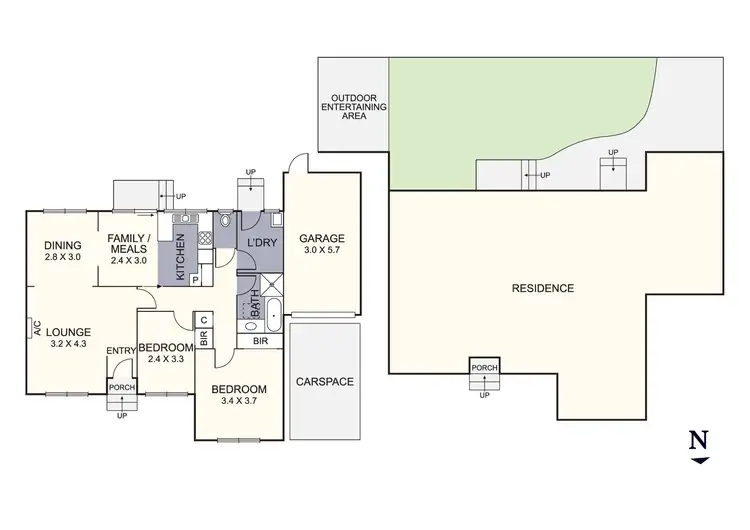Floorplan of Homely unit listing, 2/52-54 Croydon Road, Croydon VIC 3136