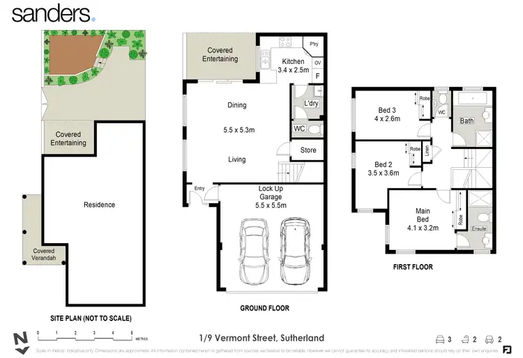 Floorplan of Homely townhouse listing, 1/9-13 Vermont Street, Sutherland NSW 2232