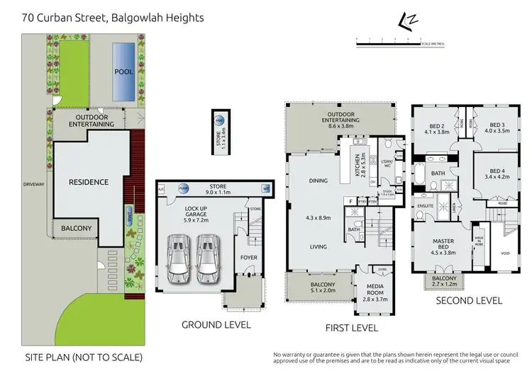 Floorplan of Homely house listing, 70 Curban Street, Balgowlah Heights NSW 2093