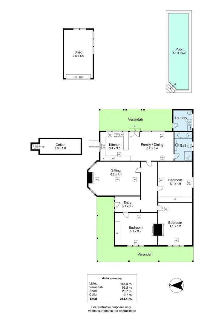 Floorplan of Homely house listing, 128 Kenilworth Road, Fullarton SA 5063