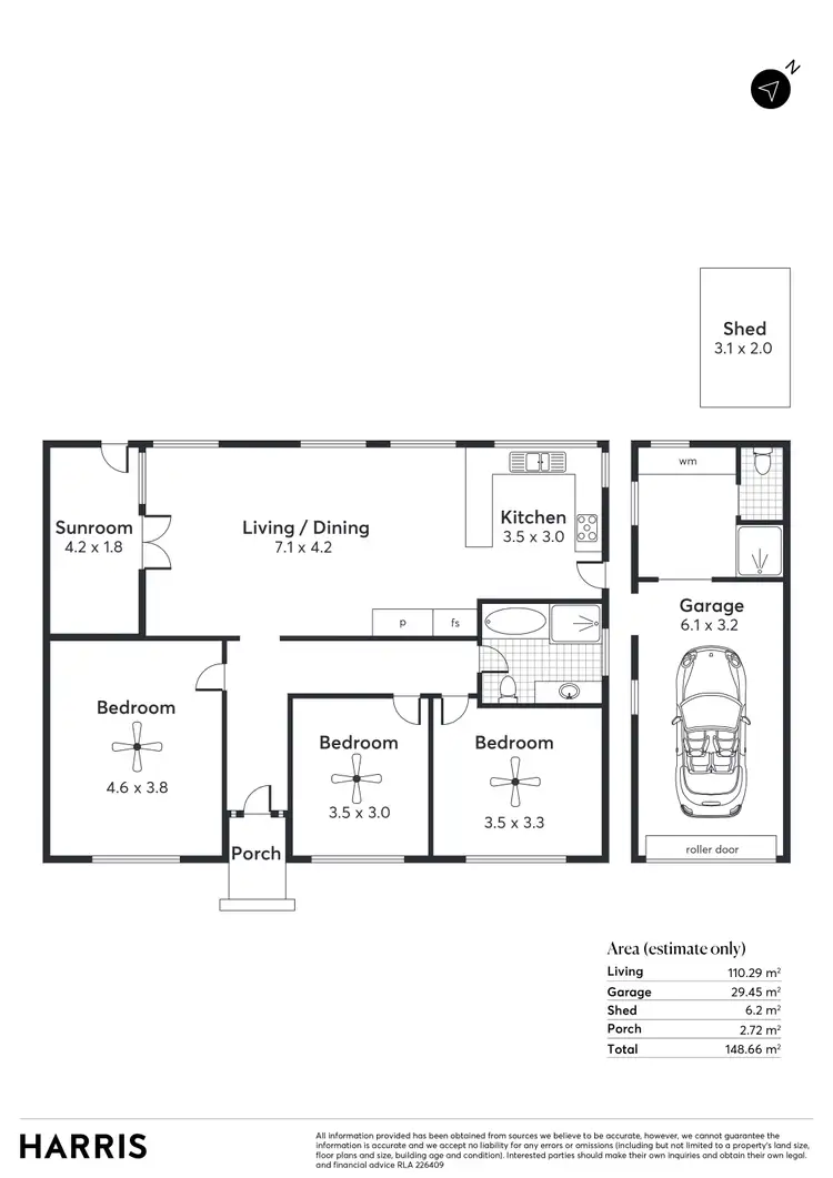 Floorplan of Homely house listing, 24 Thomas Street, Seacliff Park SA 5049
