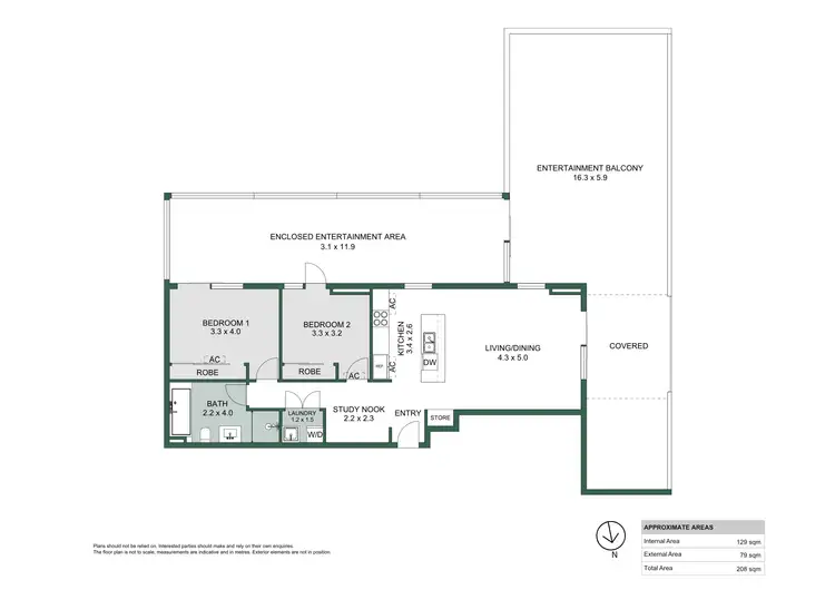 Floorplan of Homely apartment listing, 406/38 Smart Street, Charlestown NSW 2290