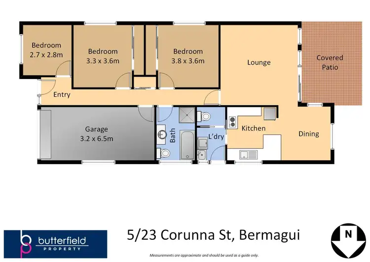 Floorplan of Homely villa listing, 5/23 Corunna Street, Bermagui NSW 2546