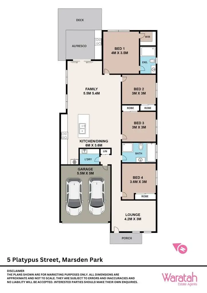 Floorplan of Homely house listing, 5 Platypus Street, Marsden Park NSW 2765