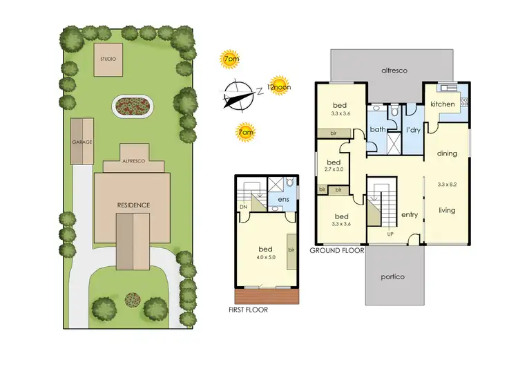 Floorplan of Homely house listing, 12 Robinia Street, Frankston VIC 3199