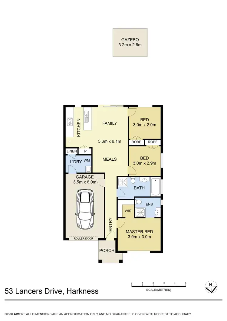 Floorplan of Homely house listing, 53 Lancers Drive, Harkness VIC 3337