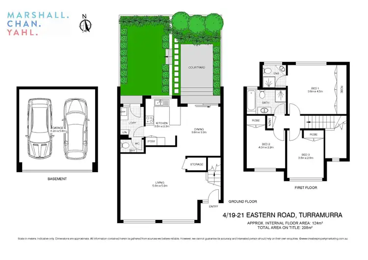 Floorplan of Homely townhouse listing, 4/19-21 Eastern Road, Turramurra NSW 2074