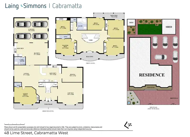 Floorplan of Homely house listing, 48 Lime Street, Cabramatta West NSW 2166